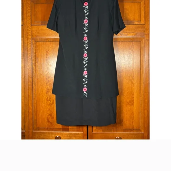 Vintage Karin Stevens Dress Sz 10 - Picture 4 of 4